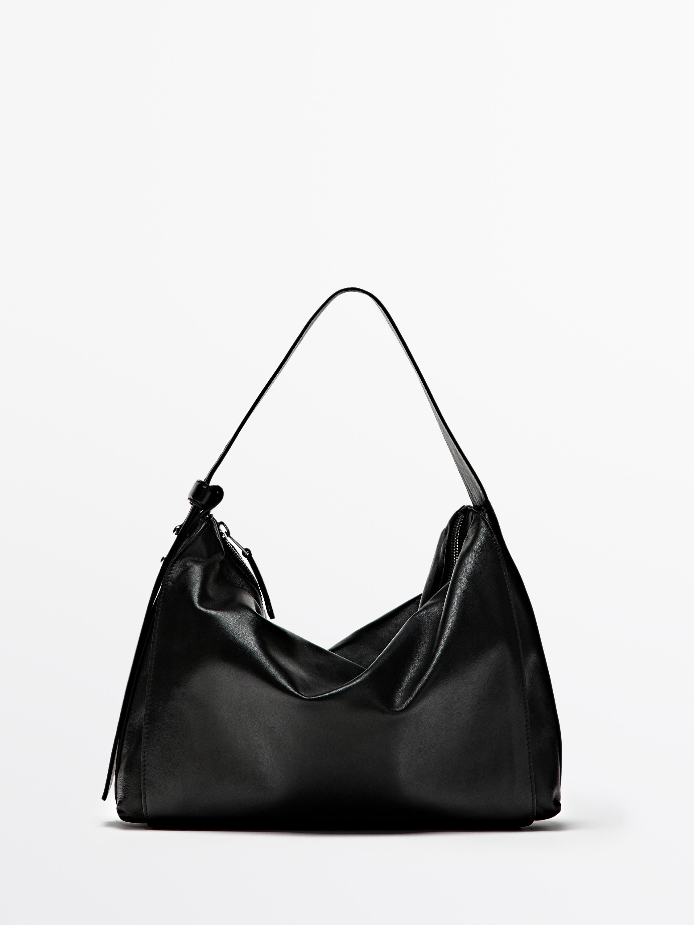 nappa leather shoulder bag